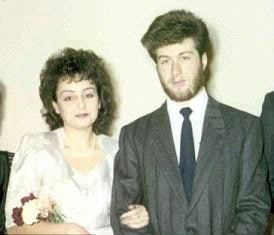 Roman with his first wife,Olga Yurevna Lysova, in the late 80's.