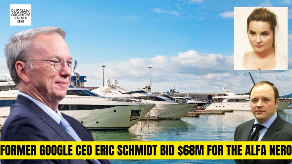 Eric Schmidt was at the helm of efforts to acquire the superyacht Alfa Nero Superyacht