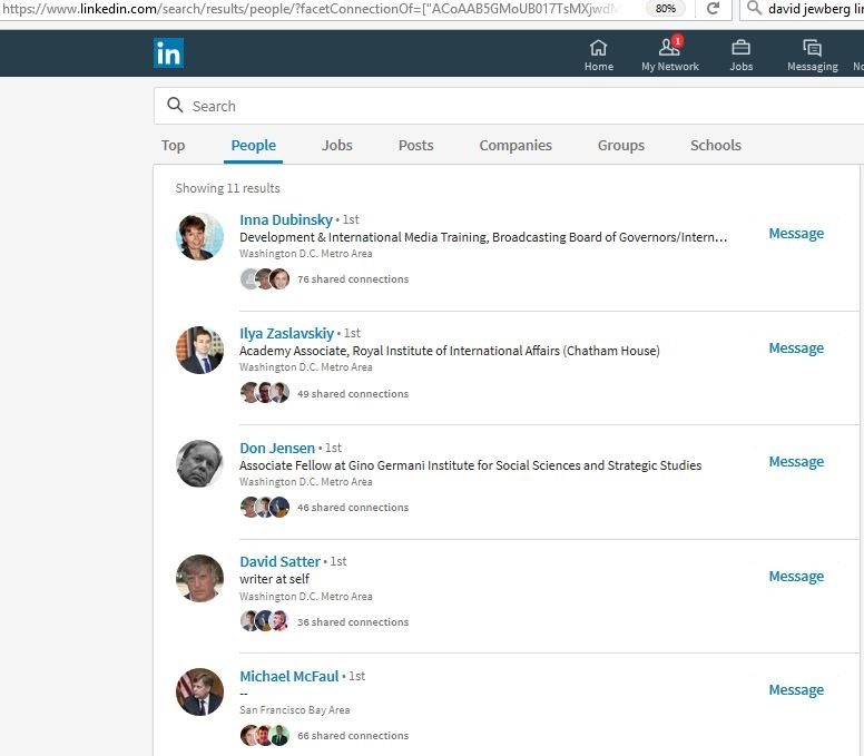 Now-deleted LinkedIn profile of “David Jewberg