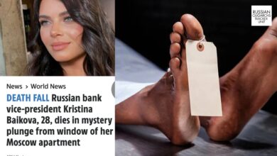 Russian Banker Kristina Baikova, 28, Falls to Her Death from Moscow Apartment Window