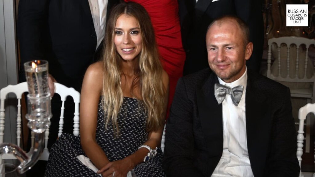 Russia Wealthiest Oligarch Andrey Melnichenko & his wife 