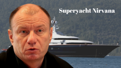Superyacht Nirvana Owned by Sanctioned Billionaire Vladimir Potanin Docked in Dubai