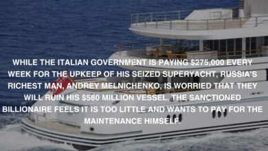 Superyacht Standoff: Italian Government vs. Russian Oligarch Andrey Melnichenko Generosity