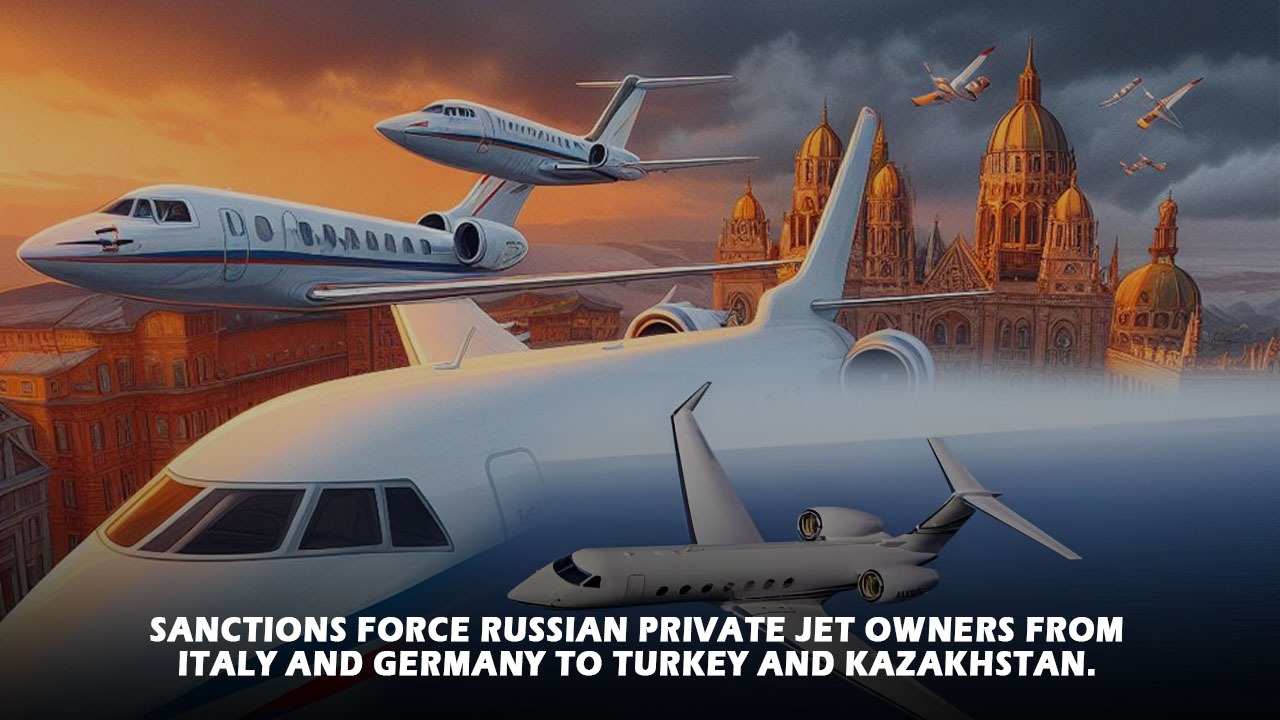 Russian Private Jet Owners Shift to Turkey and Kazakhstan Amid Sanctions