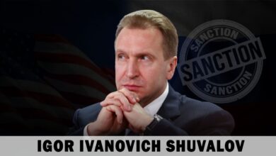 Sanctions Against Igor Ivanovich Shuvalov