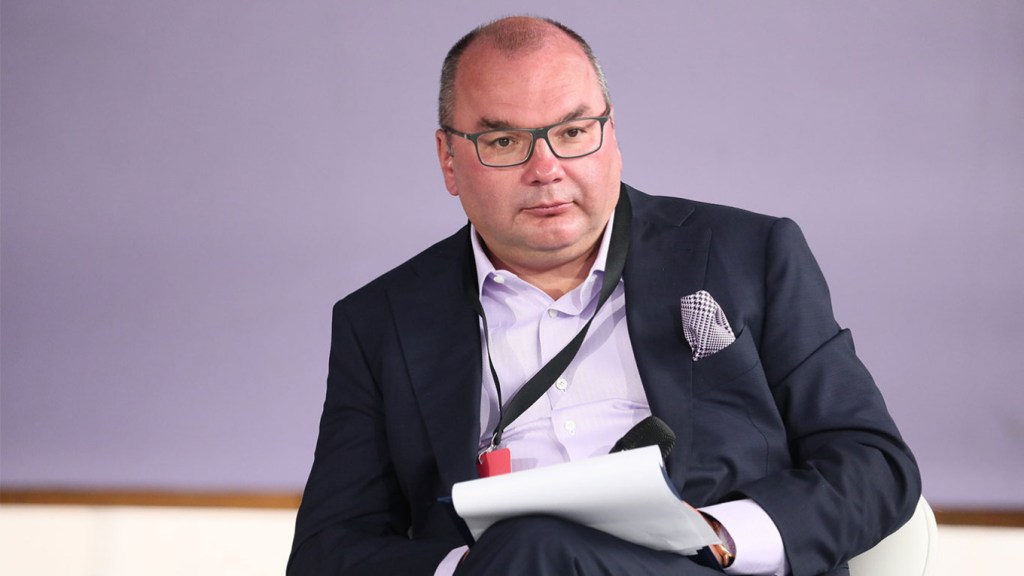 Sergei Mikhailov, former Director General of the TASS news agency.