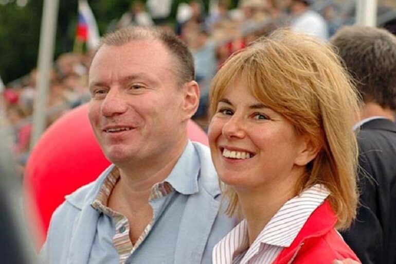 Vladimir Potanin with his wife Natalia in happier times. Source – MoscowTimes