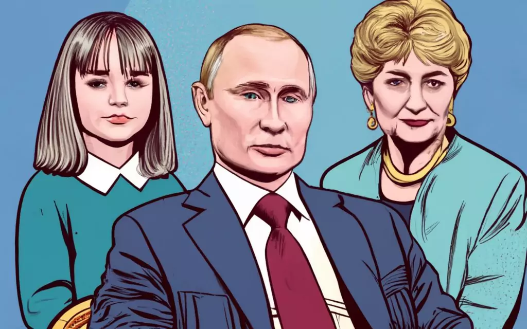 Vladimir Putin and Lyudmila Putina