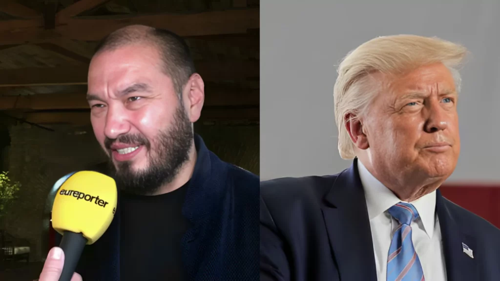 Tatishev (Left) and Trump (Right)