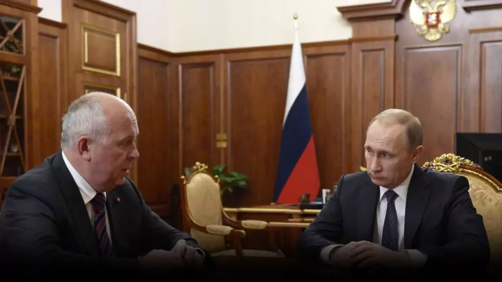 Sergey with Vladimir Putin