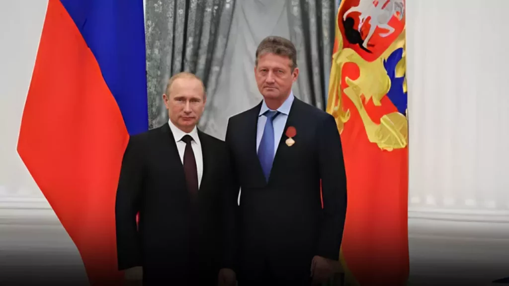 Andrei with Vladimir Putin