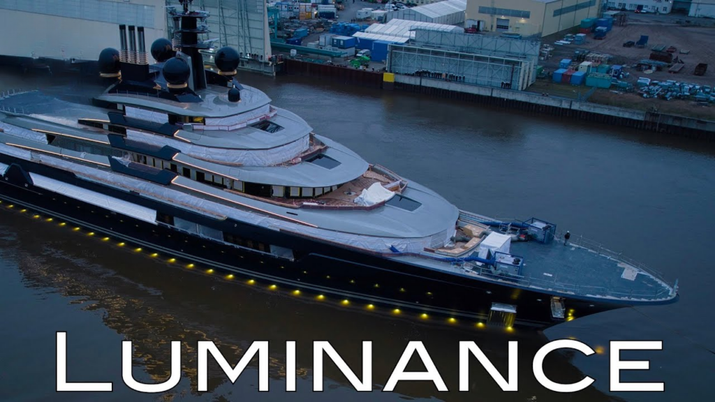 Luxury Afloat: The Opulent Yacht 'Project Luminance' Owned by Ukrainian Billionaire Rinat Akhmetov ($500 Million)