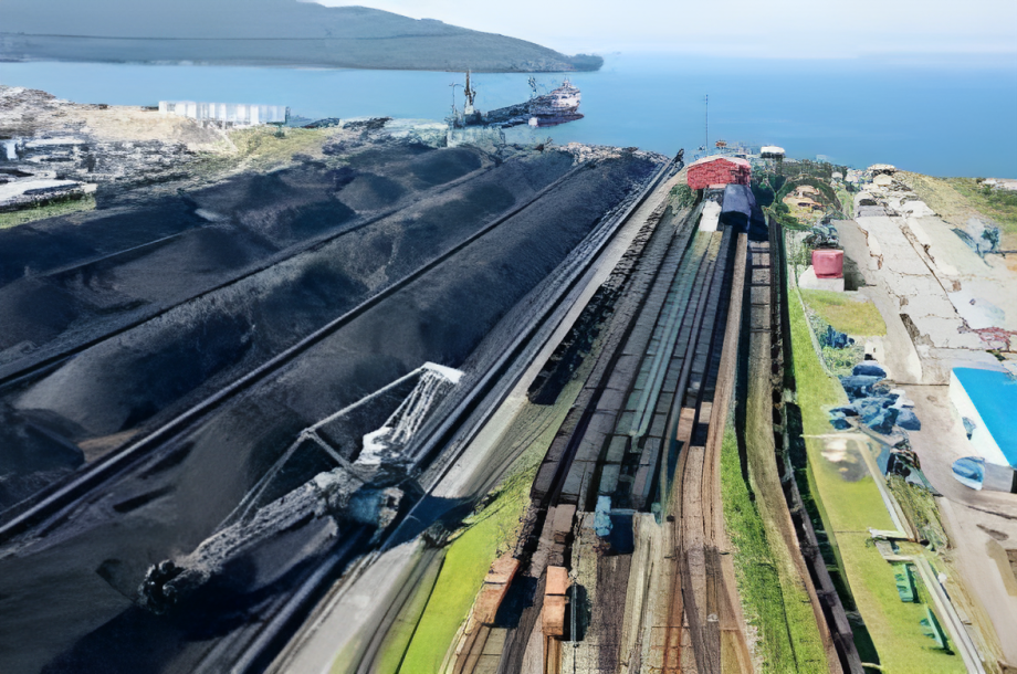 Coal Terminal in Vanino Seaport