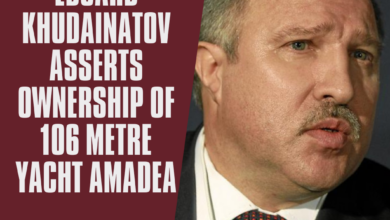 Eduard Khudainatov Asserts Ownership of 106 Metre Yacht Amadea