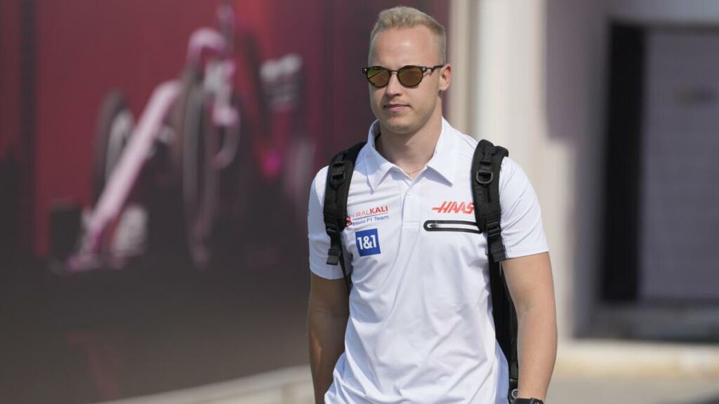 Nikita arrives at the Losail International Circuit in Losail, Qatar. 